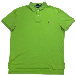 Ultra Green Polo Ralph Lauren PIMA SOFT TOUCH Classic Fit Short Sleeve Polo - M